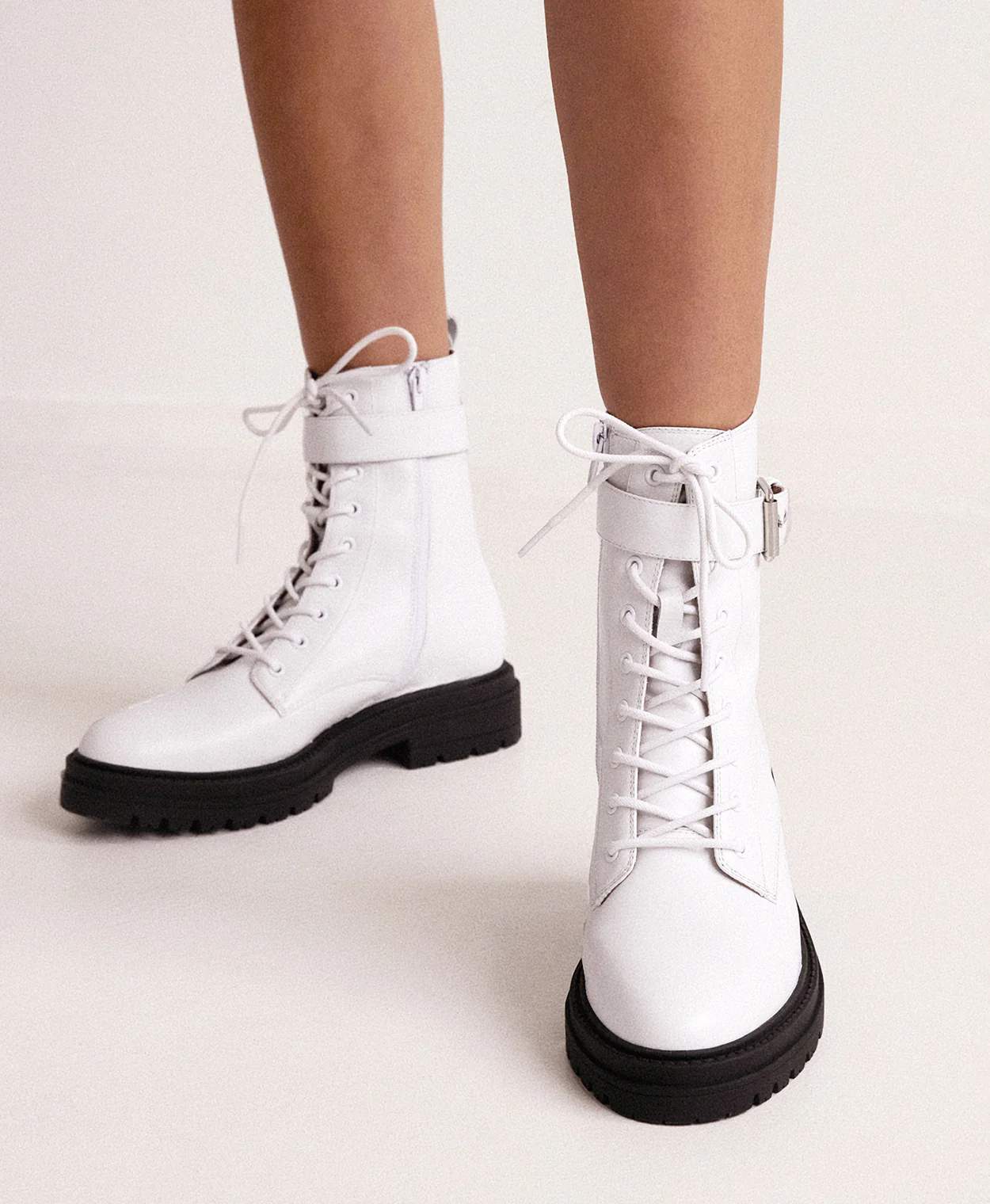 Niko Leather Combat Boot - Image 2